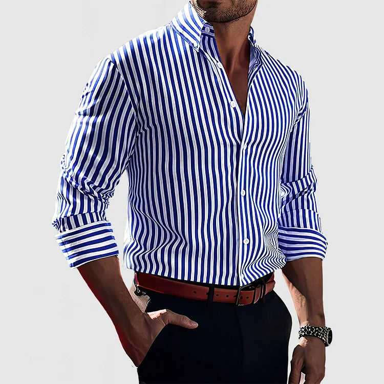 Classic Striped Cotton Shirt