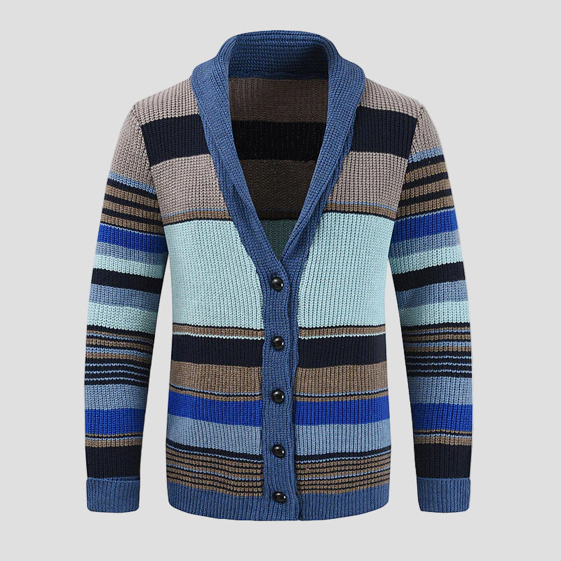 Clint | Colored Men's Knitted Cardigan