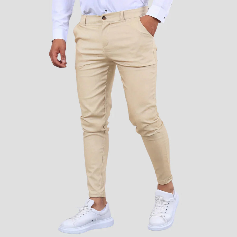 Tailored Slim-Fit Trousers