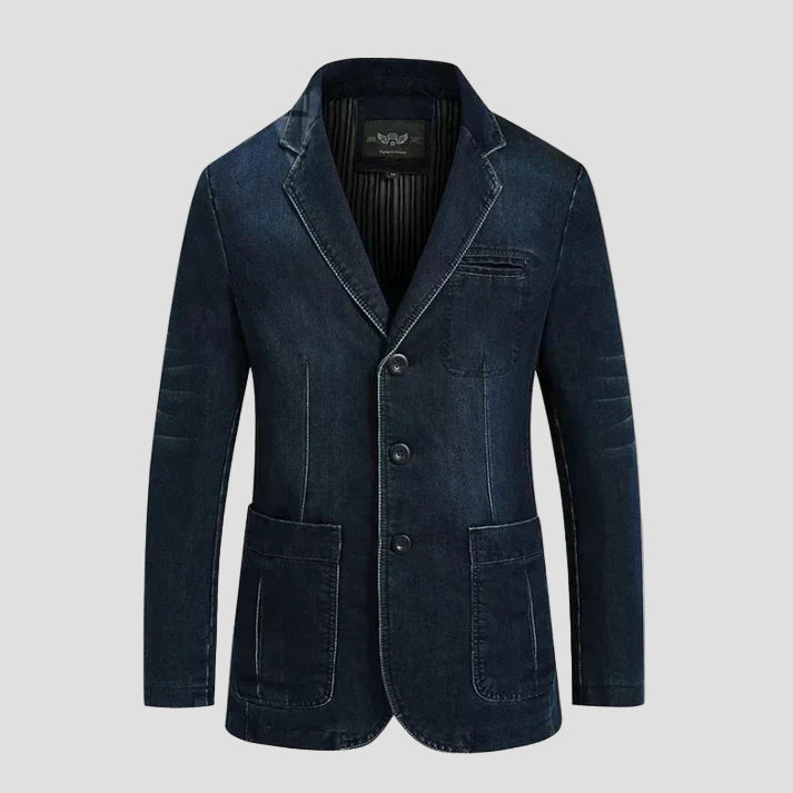 Lucas | Men’s Trendy Formal Casual Denim Blazer