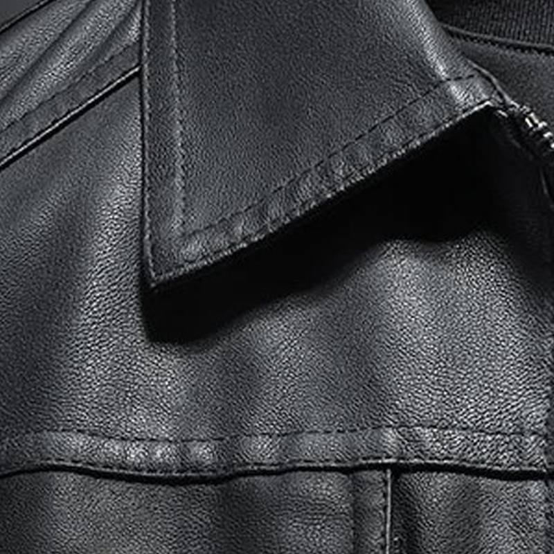 James | Lapel Leather Biker Jacket