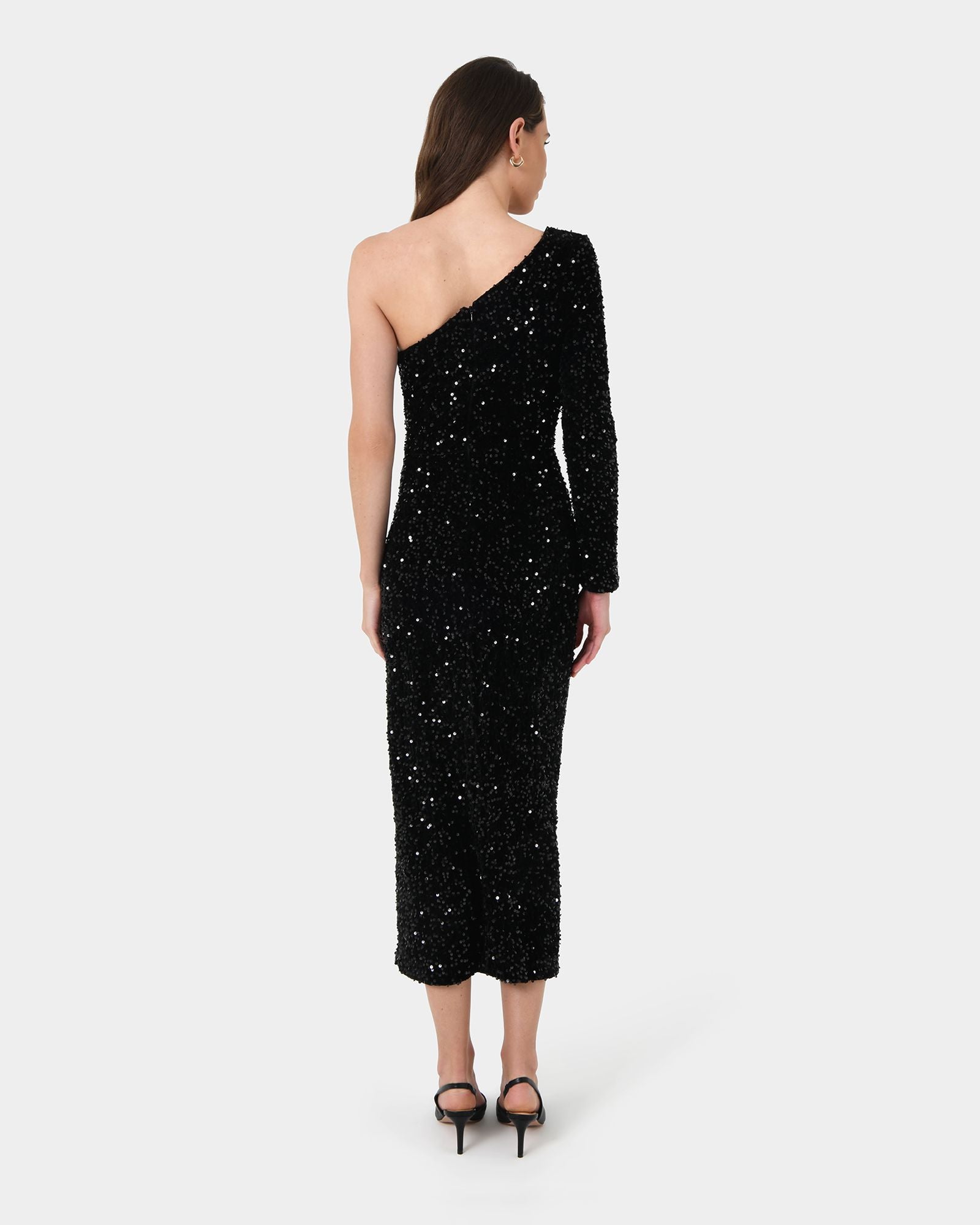 One Shoulder Sequin Dress for Women
