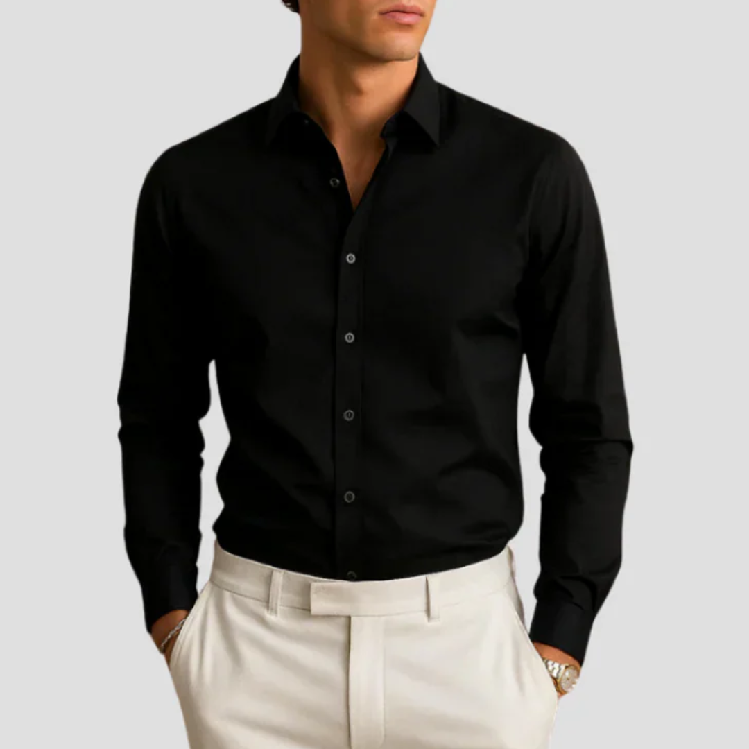 Tailored Dual-Tone Shirt