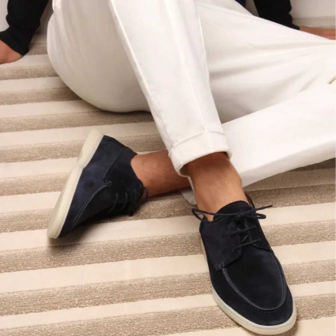 Luxurious Suede Lace-Up Shoes