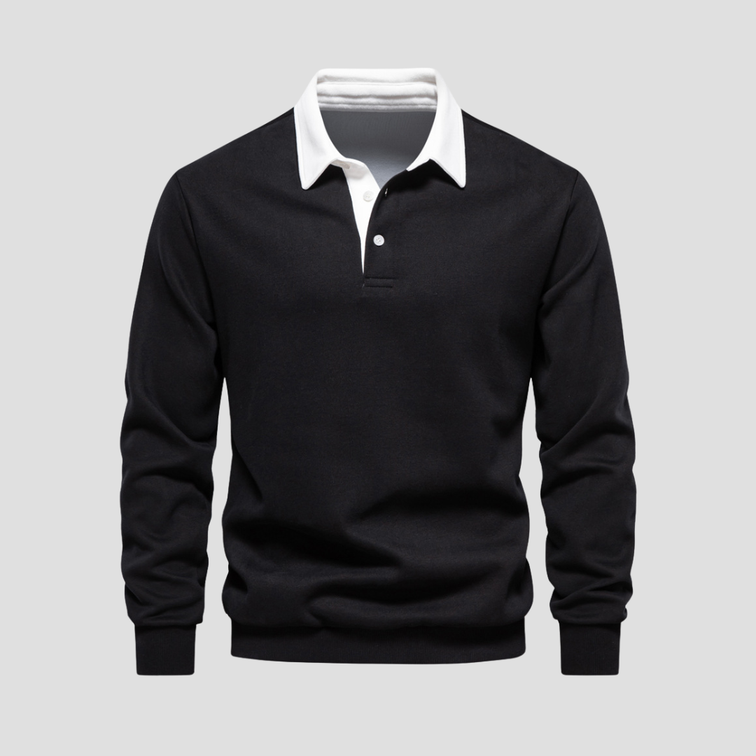 Classic Long Sleeve Collared Polo