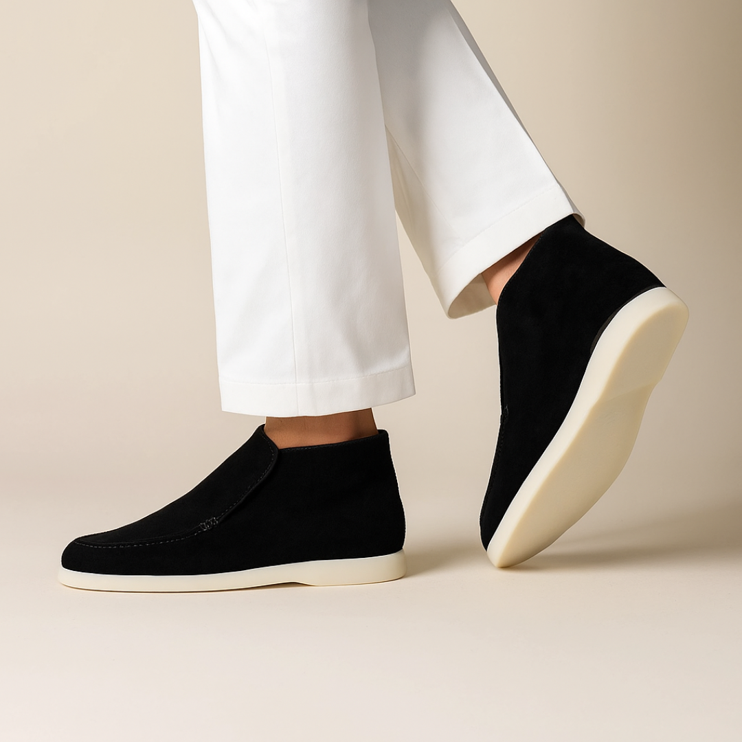 Luxurious Suede Slip-On Ankle Loafers