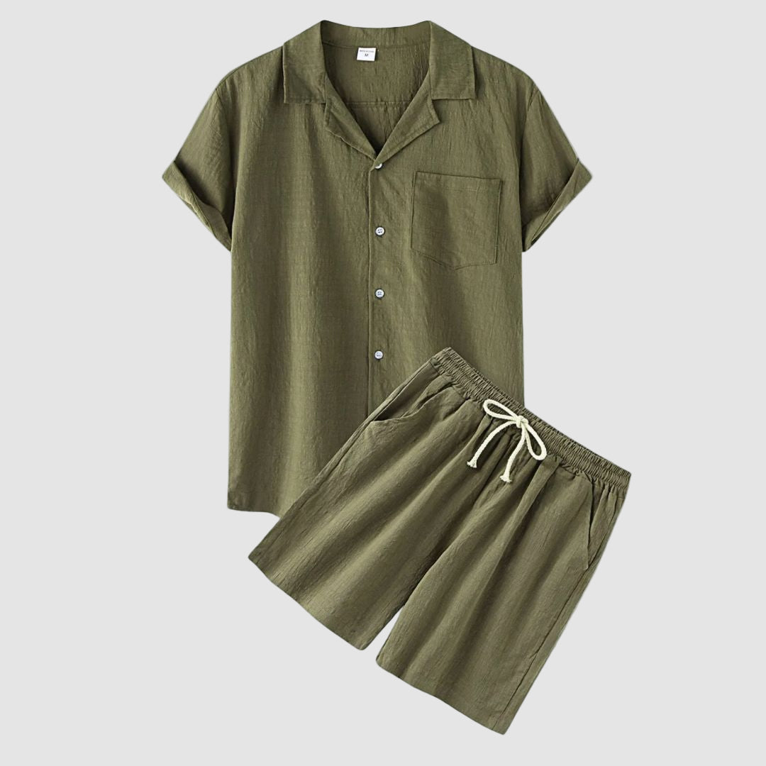 Two-Piece Relaxed Linen Set