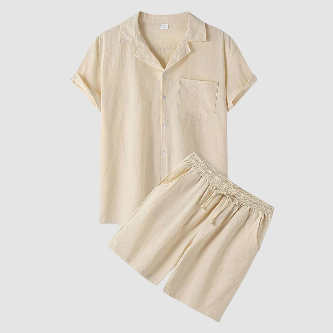 Two-Piece Relaxed Linen Set