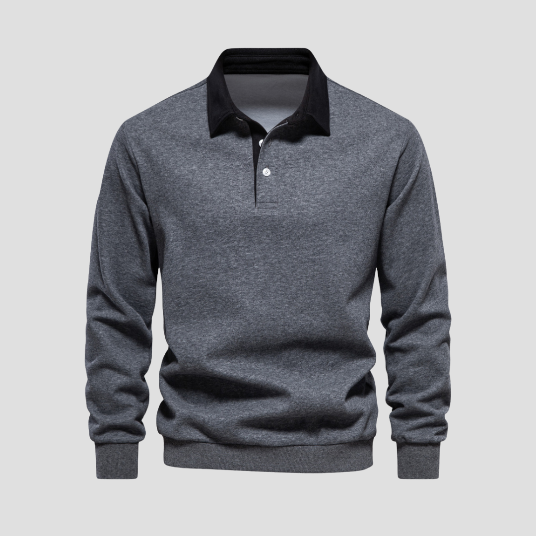 Classic Long Sleeve Collared Polo