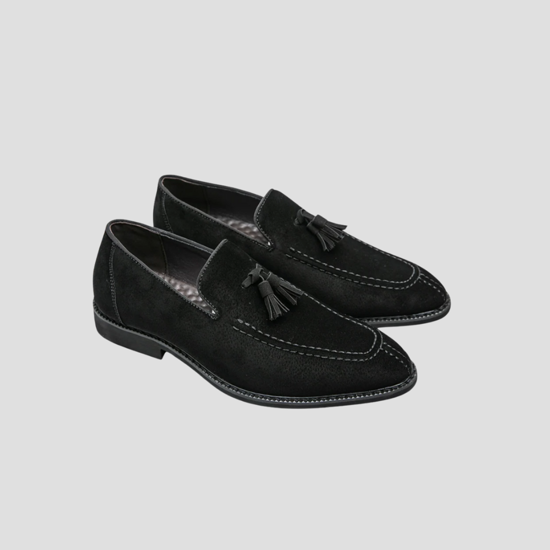 Elegant Suede Tassel Loafers