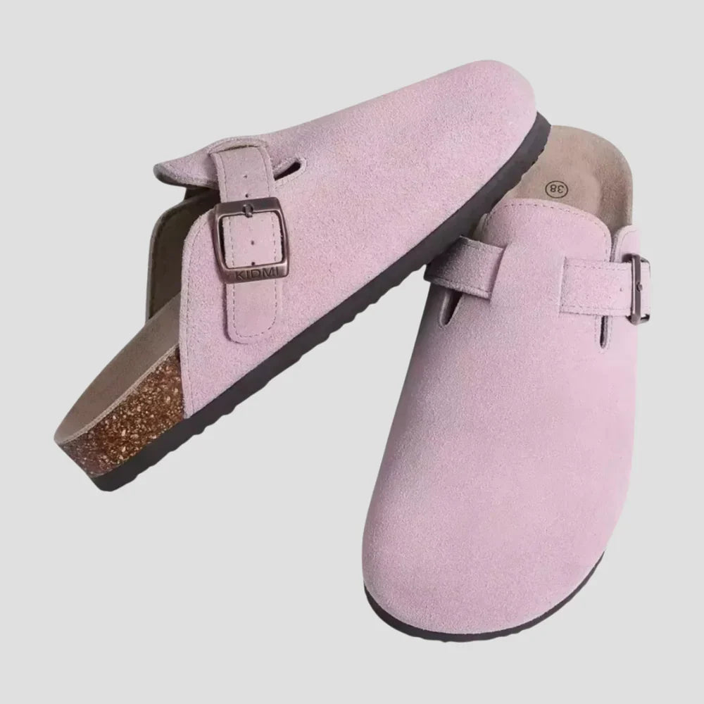 Chic Suede Slip-On Mules