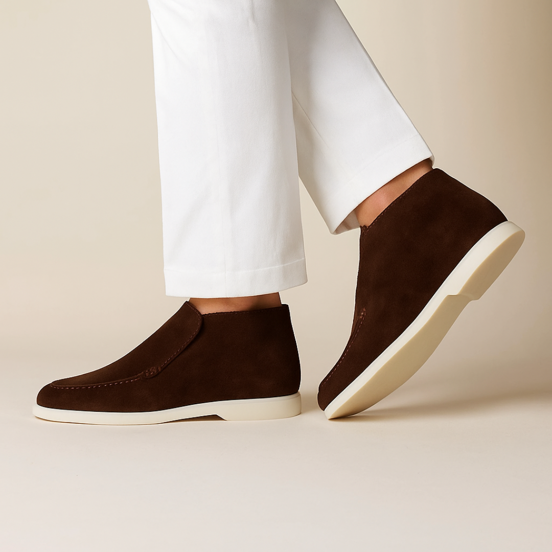 Luxurious Suede Slip-On Ankle Loafers
