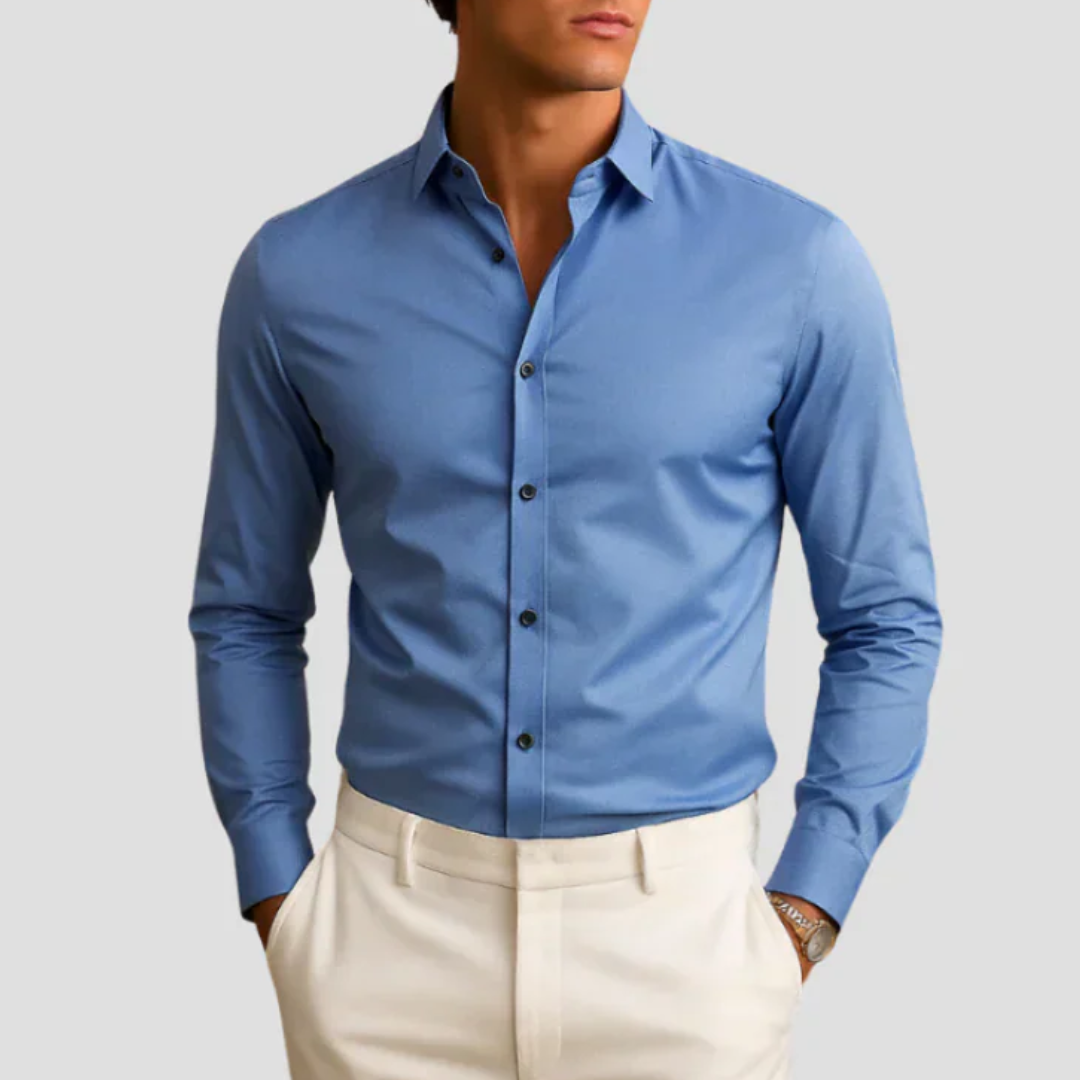 Tailored Dual-Tone Shirt