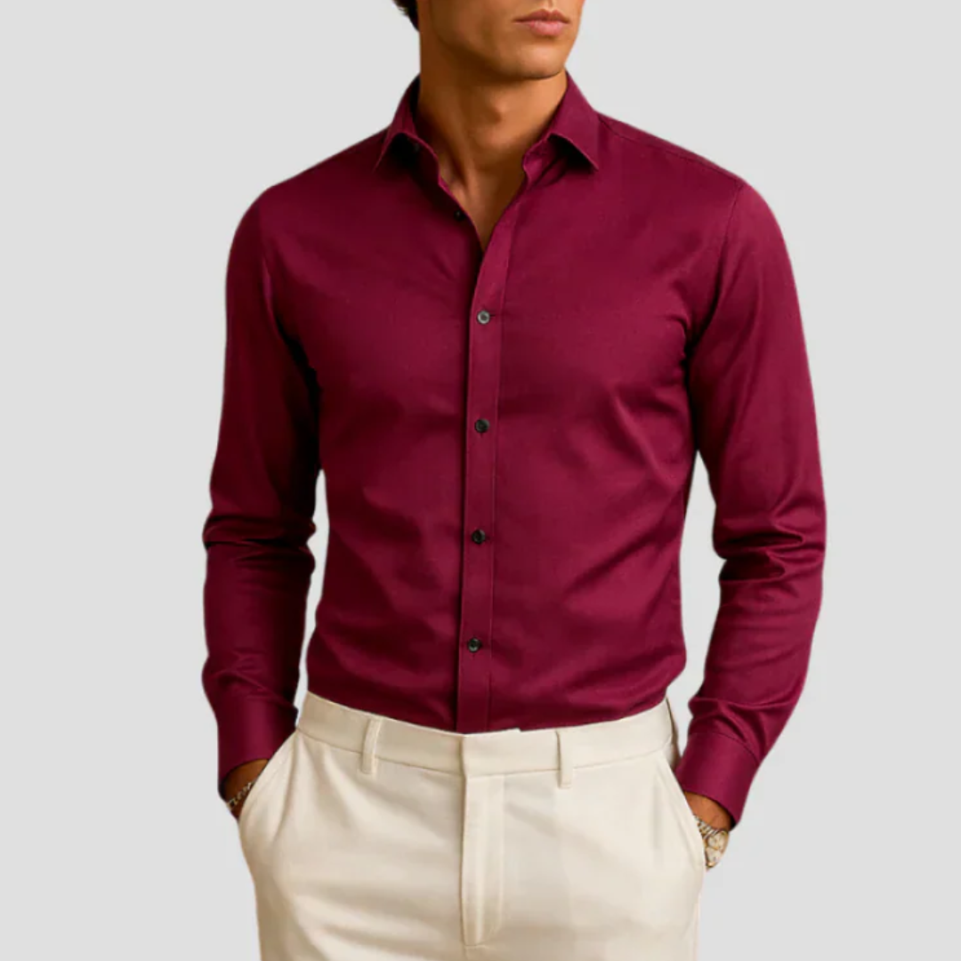 Tailored Dual-Tone Shirt