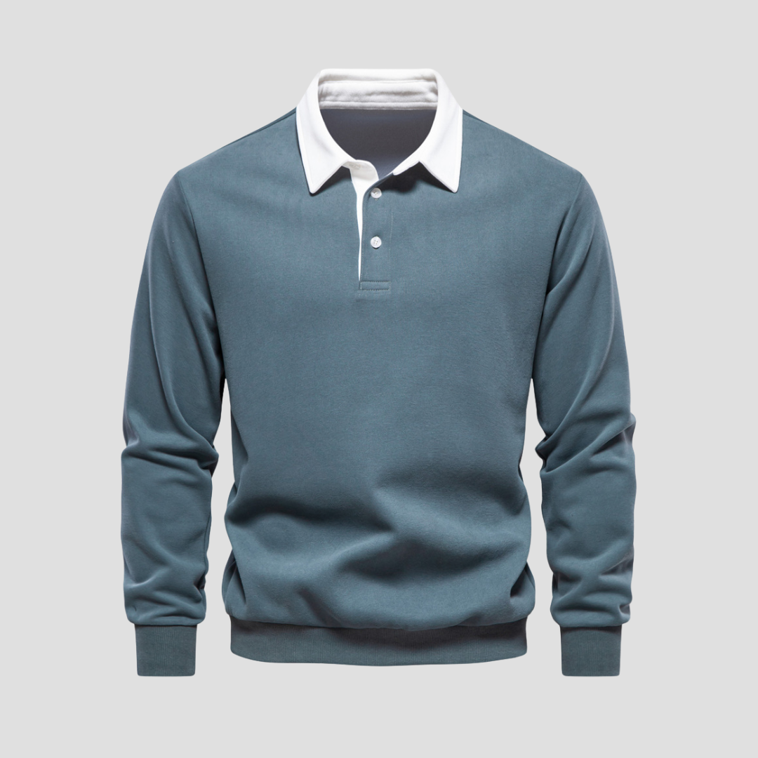 Classic Long Sleeve Collared Polo