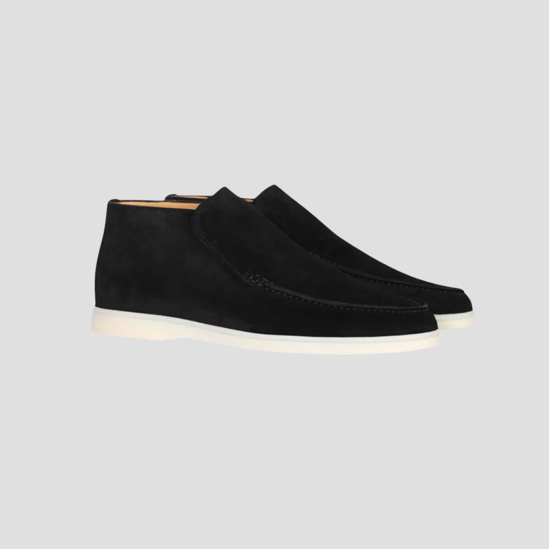 Luxurious Suede Slip-On Ankle Loafers