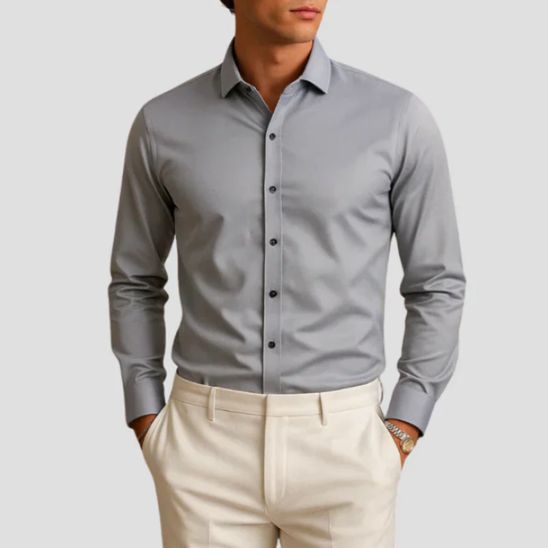 Tailored Dual-Tone Shirt
