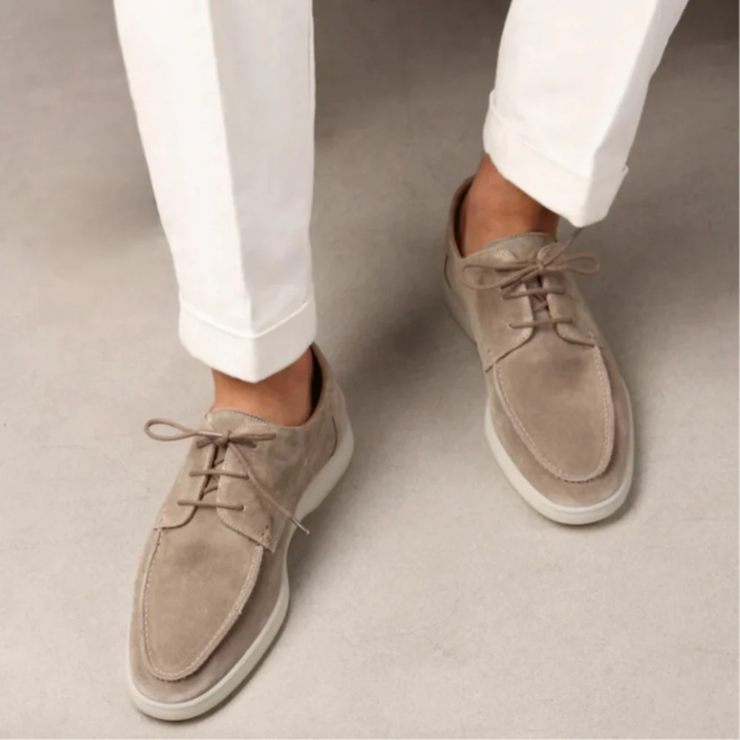 Luxurious Suede Lace-Up Shoes