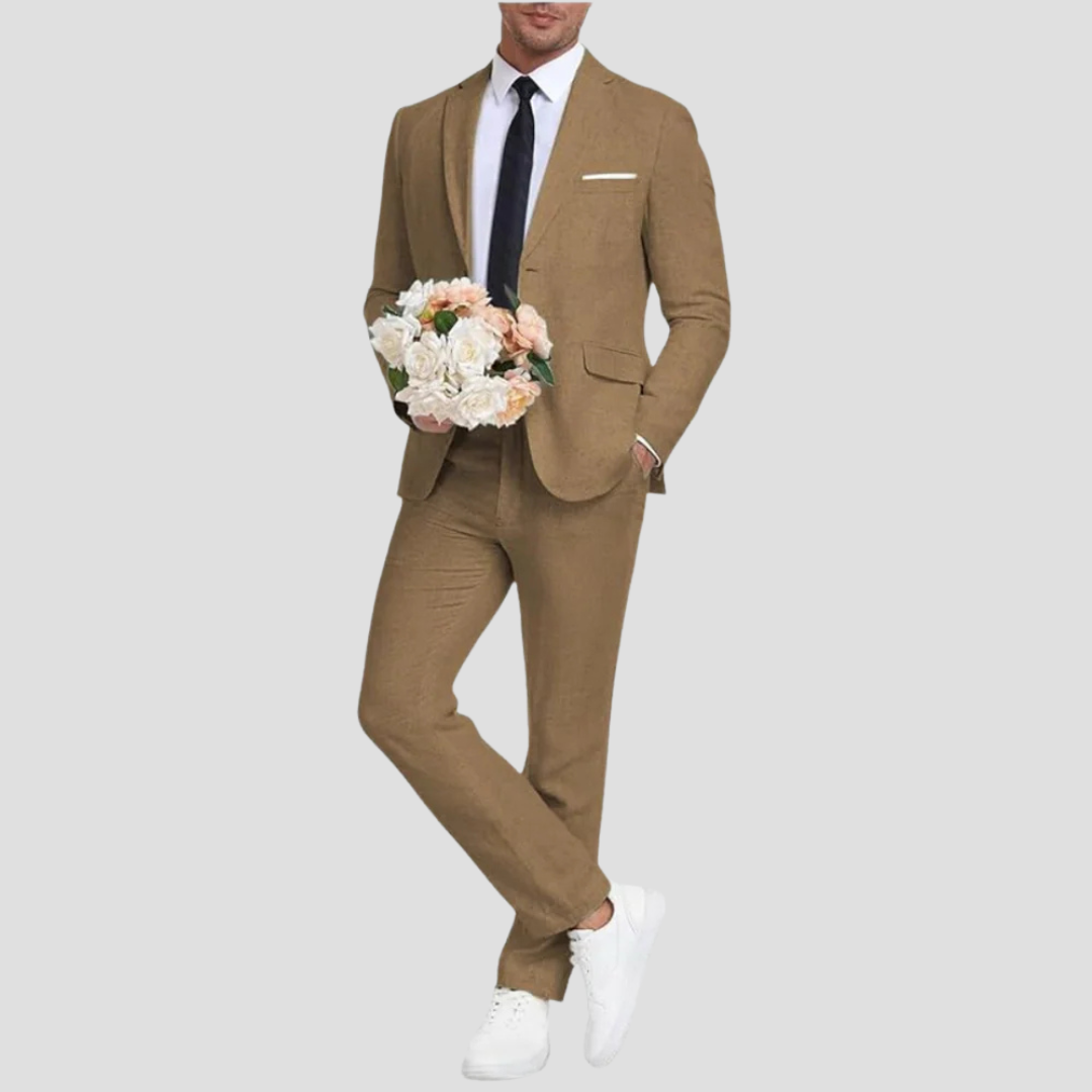Elegant Tailored Two-Piece Suit Set