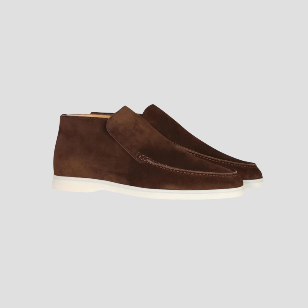 Luxurious Suede Slip-On Ankle Loafers
