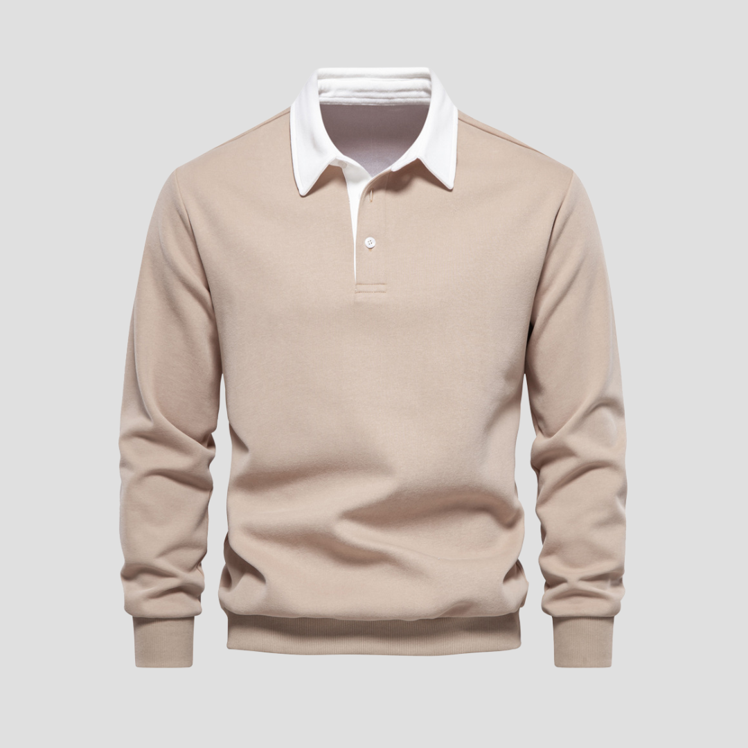 Classic Long Sleeve Collared Polo