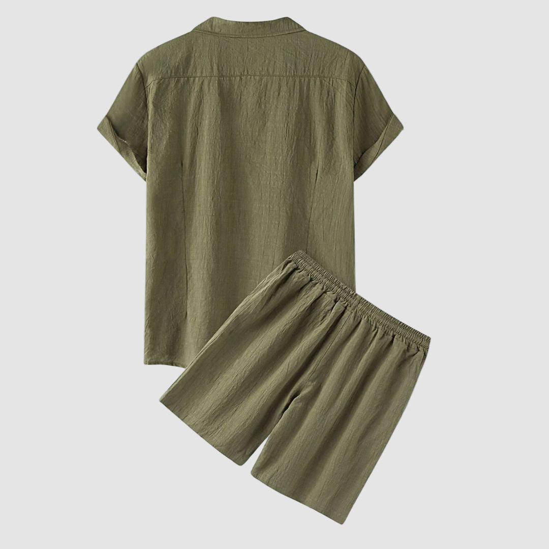 Two-Piece Relaxed Linen Set