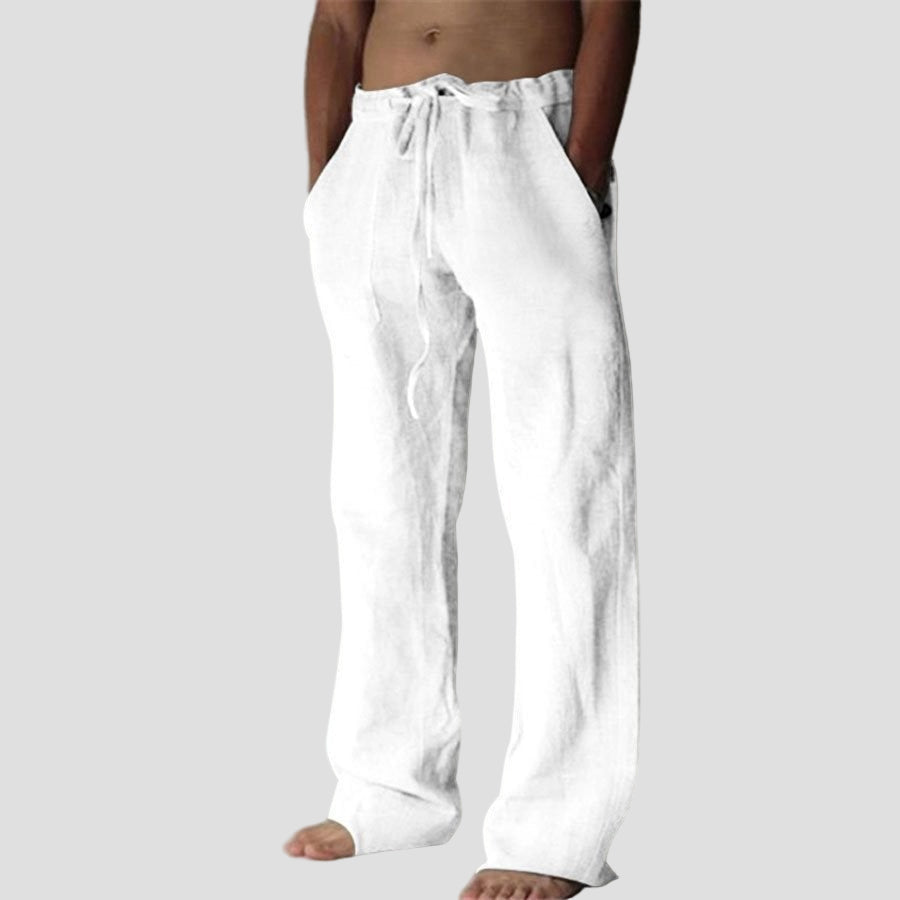 Casual Lightweight Linen Pants