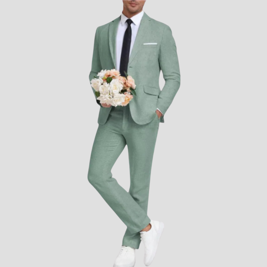 Elegant Tailored Two-Piece Suit Set