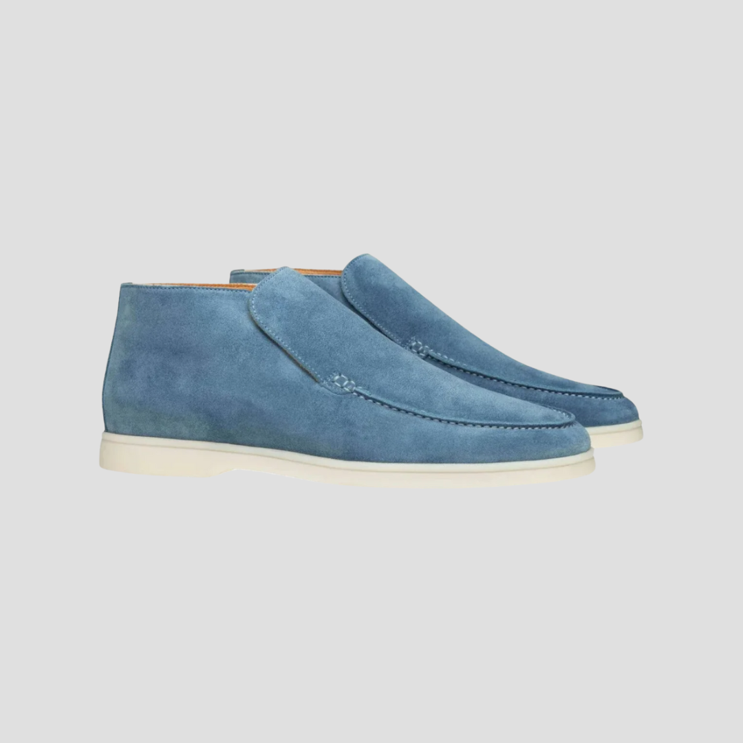 Luxurious Suede Slip-On Ankle Loafers