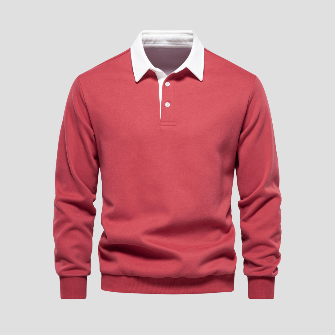 Classic Long Sleeve Collared Polo