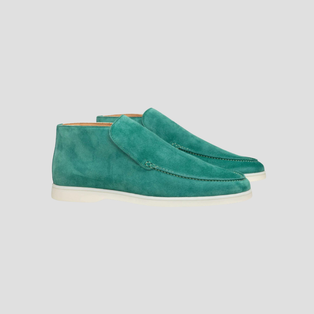 Luxurious Suede Slip-On Ankle Loafers