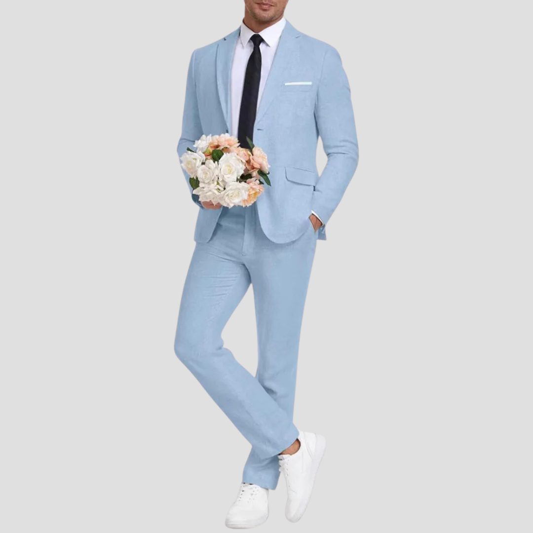 Elegant Tailored Two-Piece Suit Set