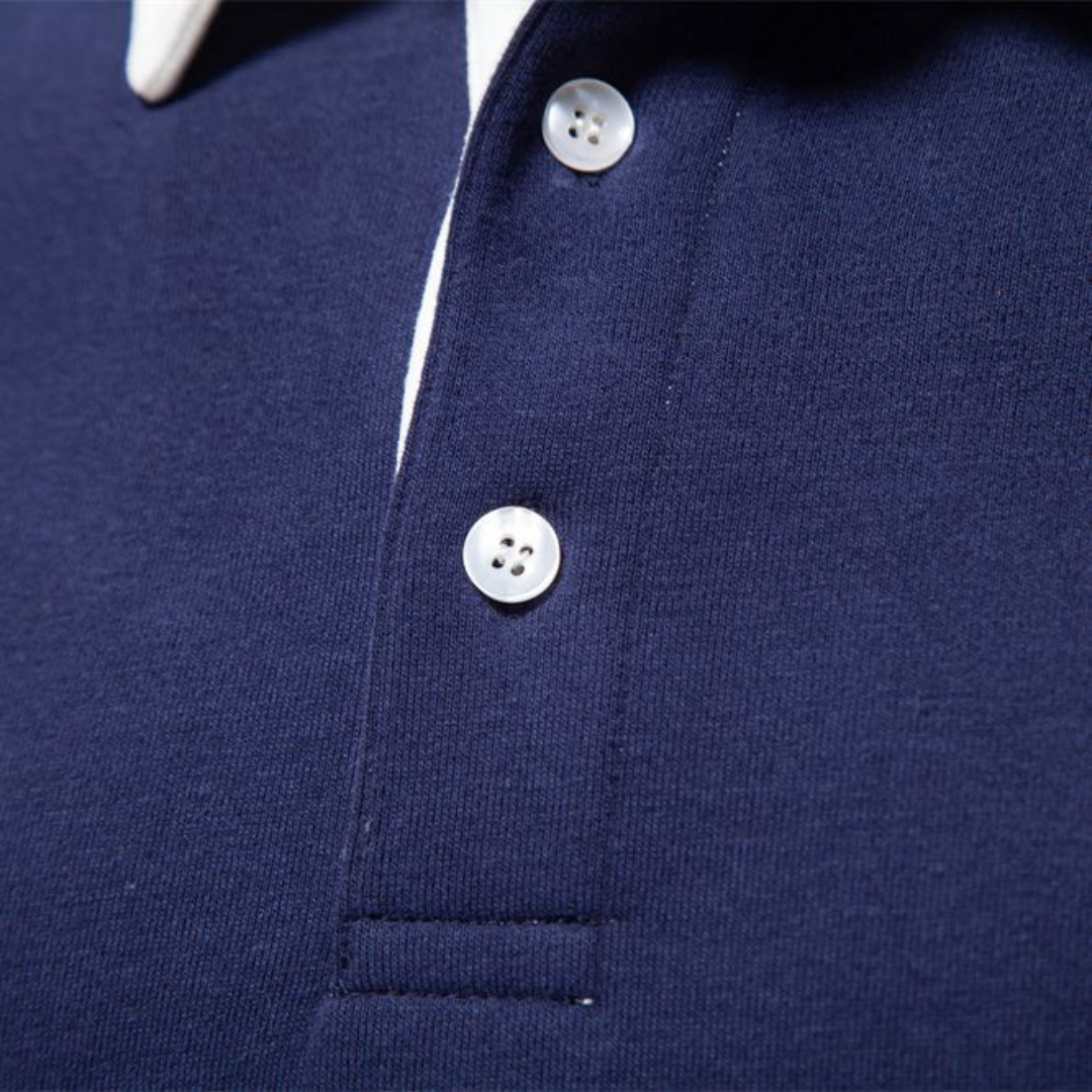 Classic Long Sleeve Collared Polo