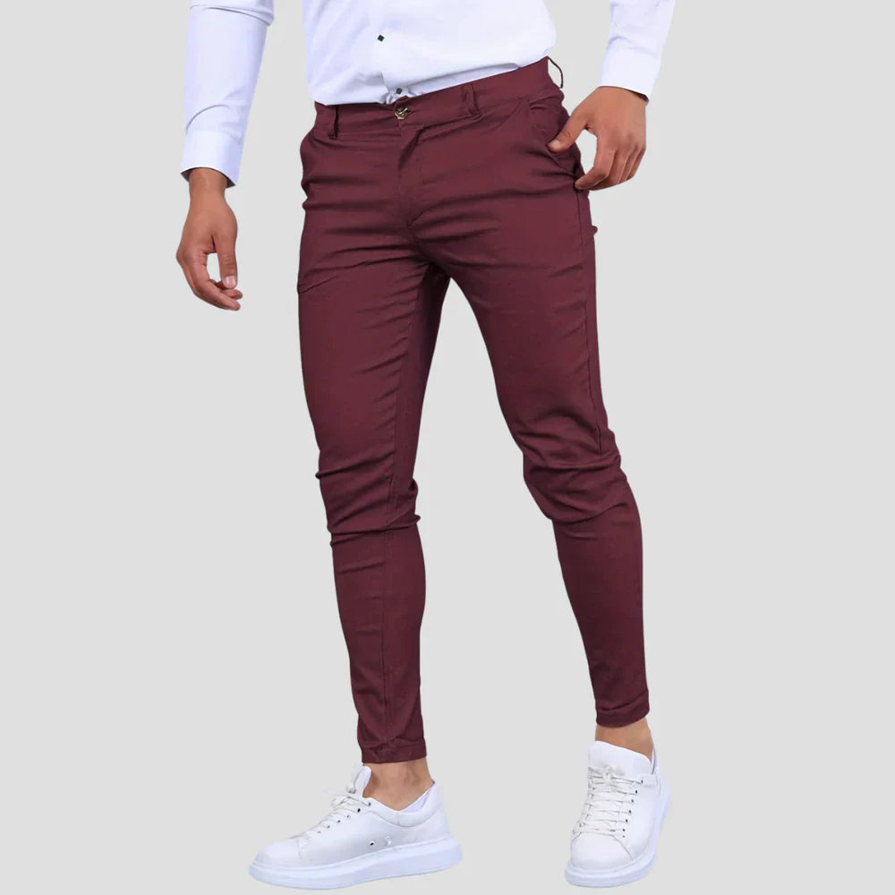 Tailored Slim-Fit Trousers