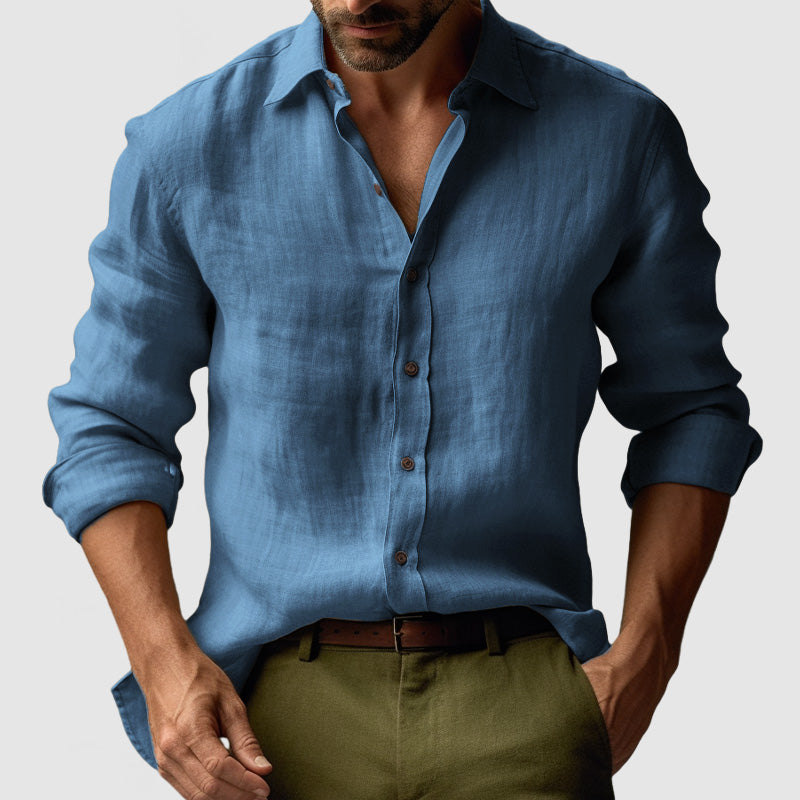 Vintage Linen Long Sleeve Shirt