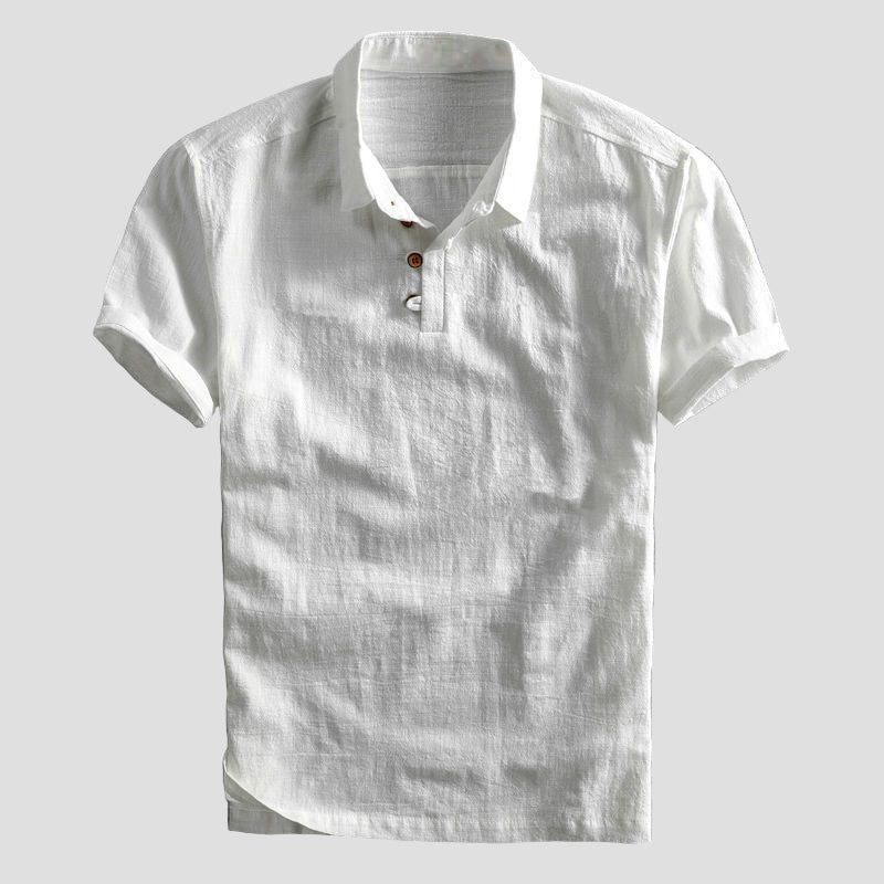 Luxury Linen Polo Shirt