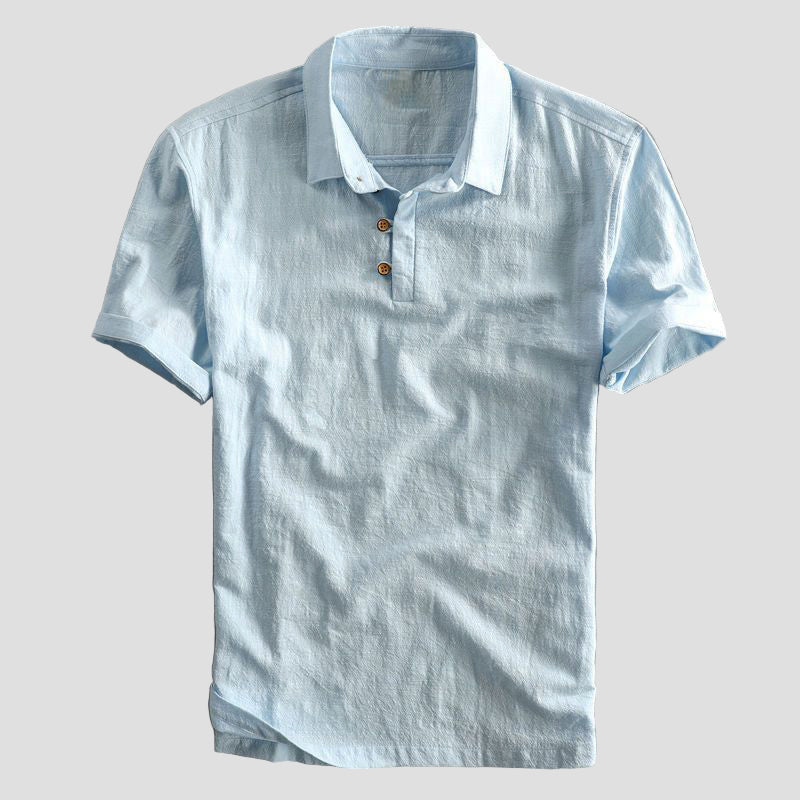 Luxury Linen Polo Shirt