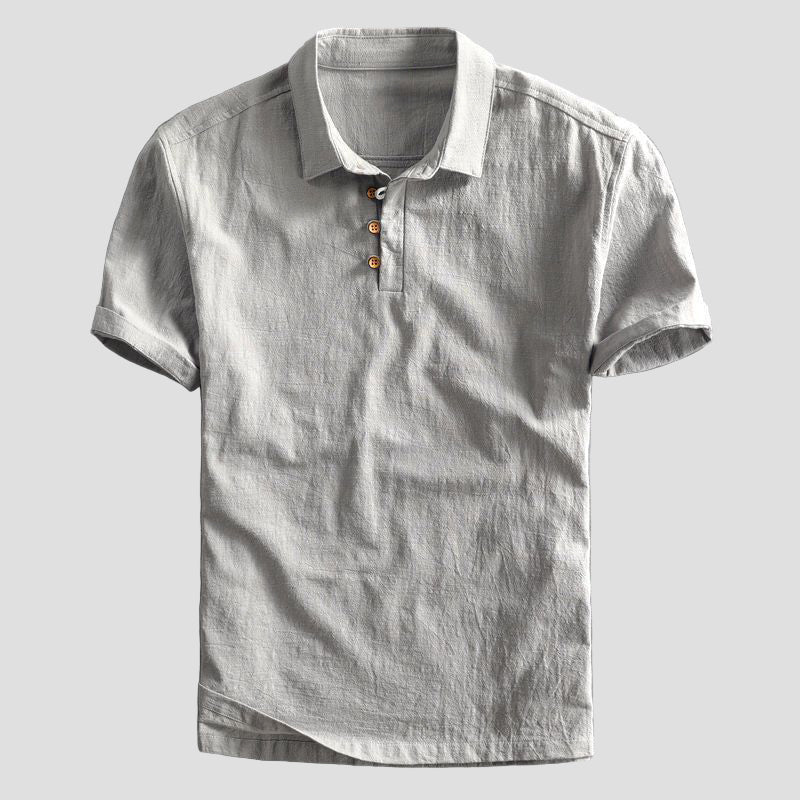 Luxury Linen Polo Shirt