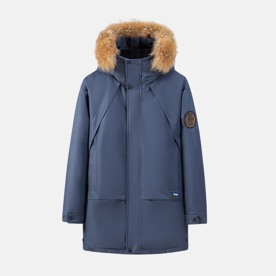 Austin | Hooded Faux Fur Trim Parka Winter Jacket