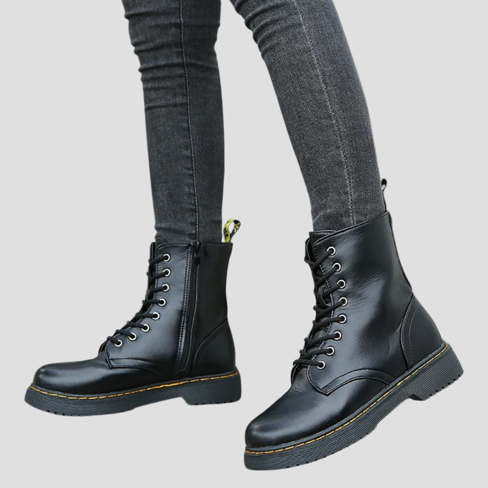Aiden | Men’s Lace-Up Leather Combat Boots