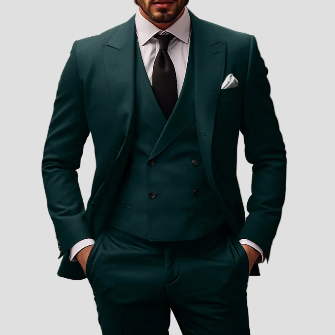 Nolan | Classic Three-Piece Slim Fit Suit for Men