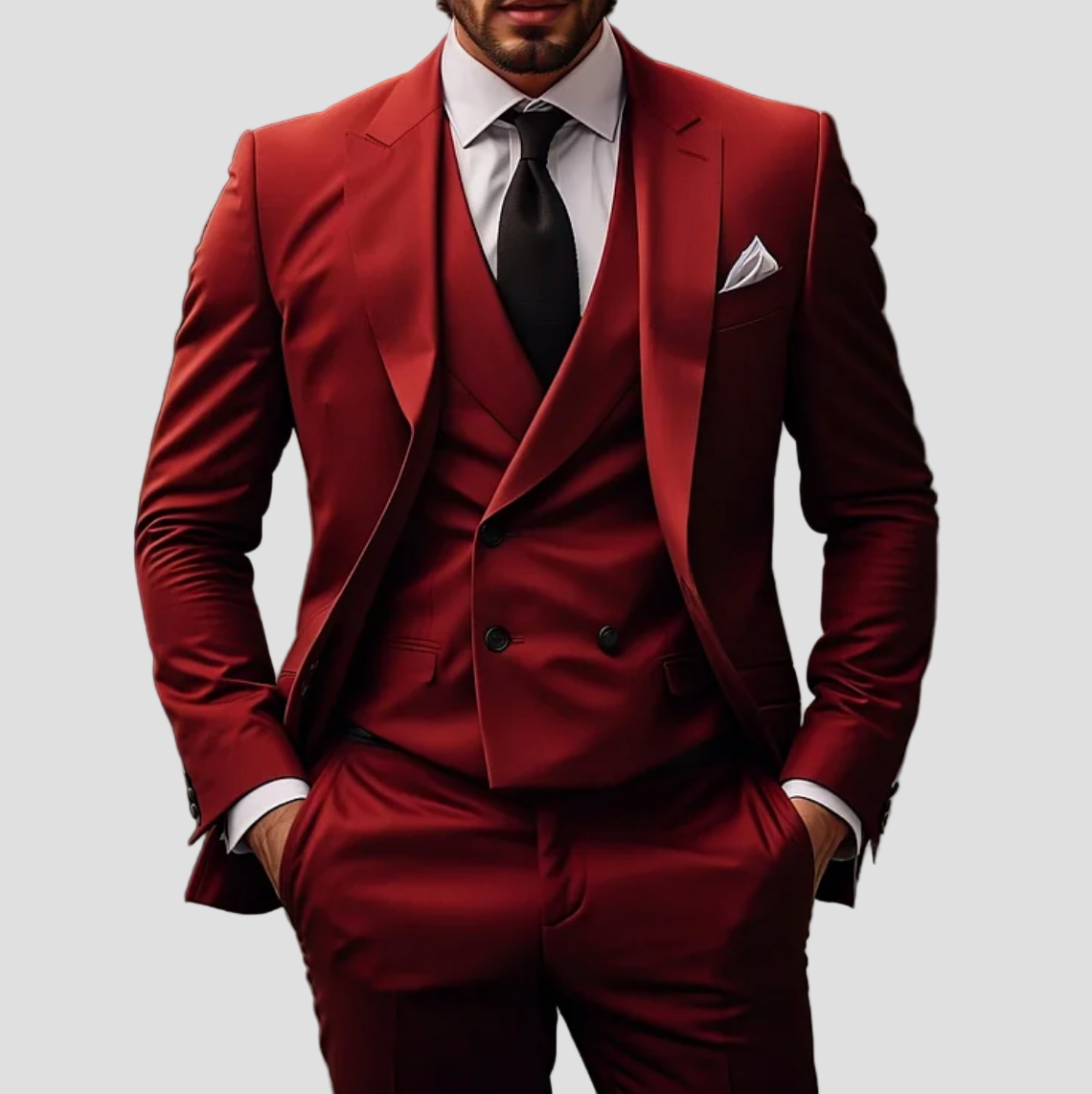 Nolan | Classic Three-Piece Slim Fit Suit for Men