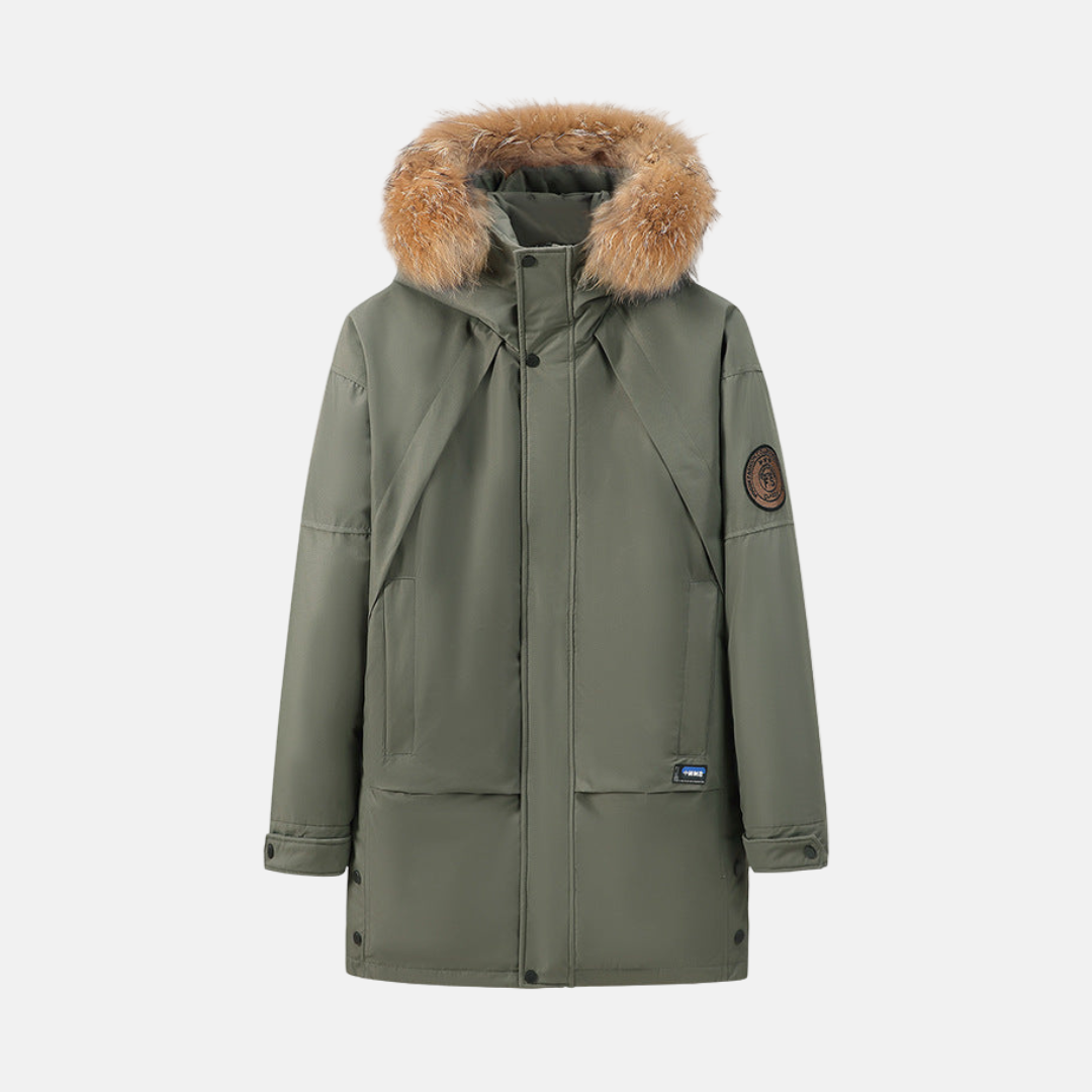 Austin | Hooded Faux Fur Trim Parka Winter Jacket
