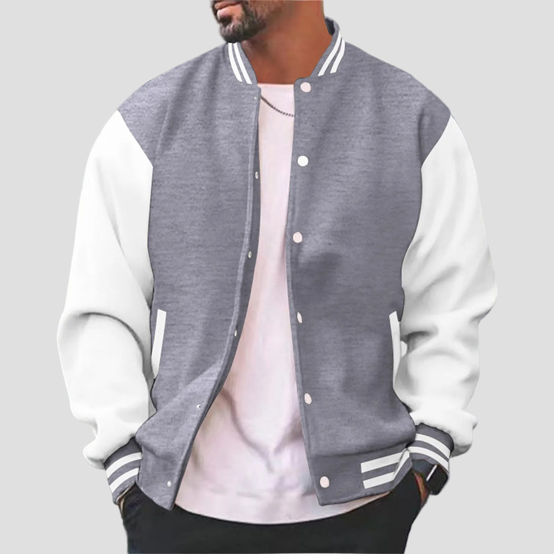 Caleb | Men’s Retro Letterman Style Varsity Jacket