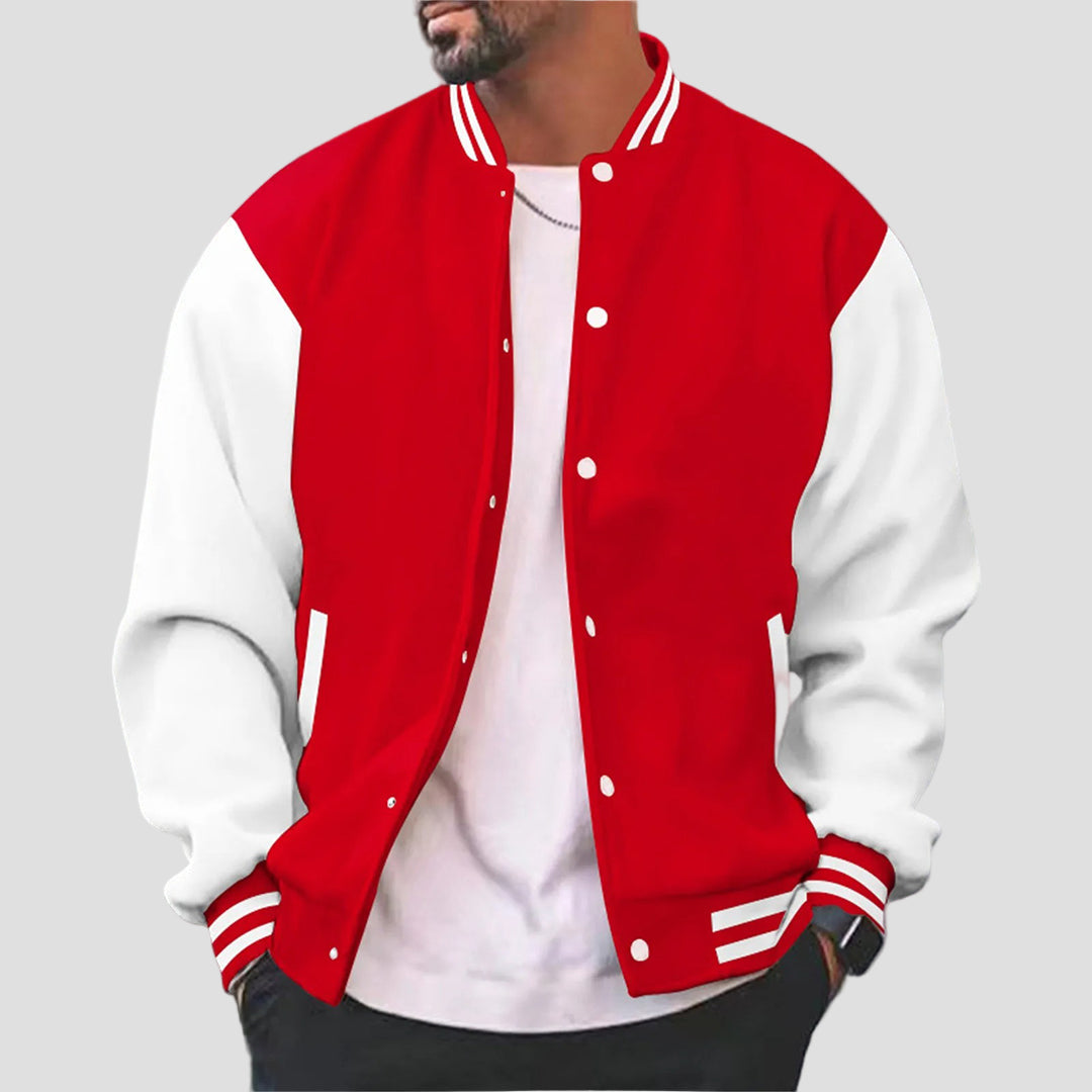 Caleb | Men’s Retro Letterman Style Varsity Jacket