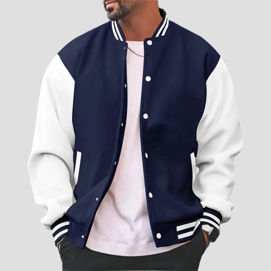 Caleb | Men’s Retro Letterman Style Varsity Jacket
