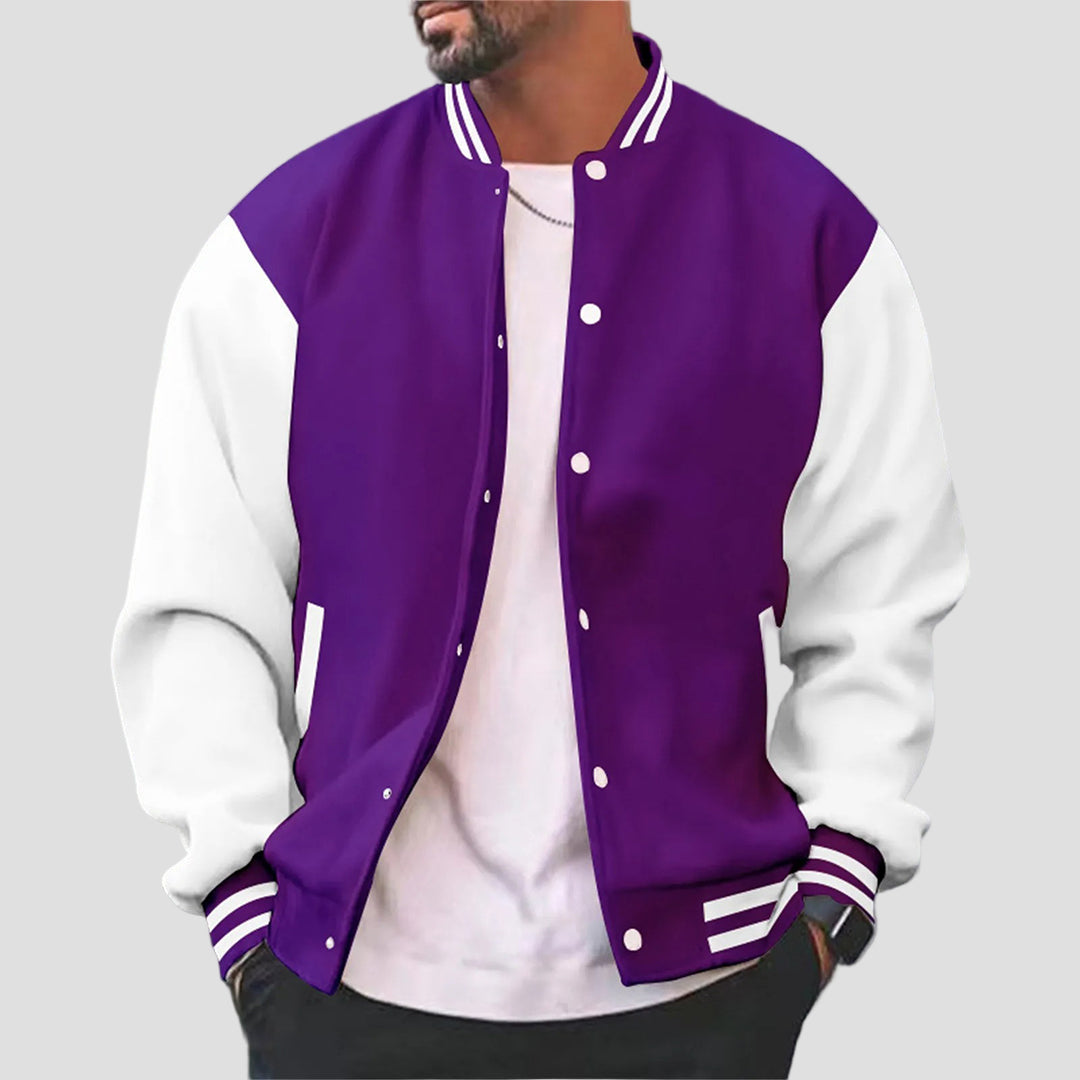 Caleb | Men’s Retro Letterman Style Varsity Jacket