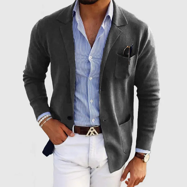 Soft Knit Structured Blazer