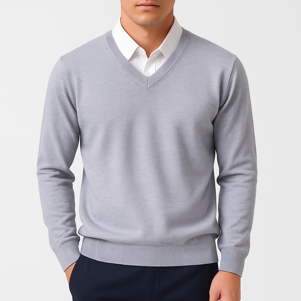 Brandon | Elegant V-Neck Sweater
