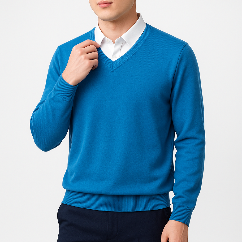 Brandon | Elegant V-Neck Sweater